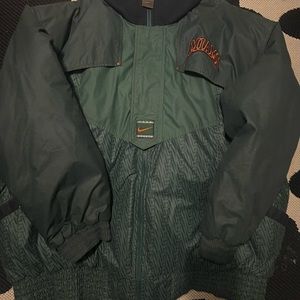 Official NIKE university of Miami “U” team jacket.